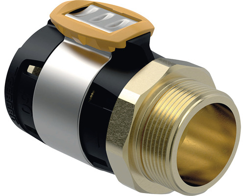 Rohrverbinder aus Messing mit Gewinde