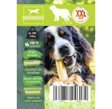Hundesnack DAUERKAUER Dauerkauer XXL aus Milch 1 Stück ca. 170 g, Zahnpflege, Stressabbau für Hunde größer 45 kg Kauartikel-thumb-1