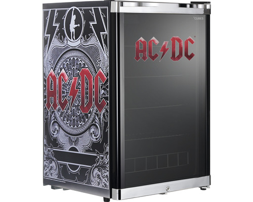 AC/DC Minikühlschrank mit Glastür und Innenraumbeleuchtung
