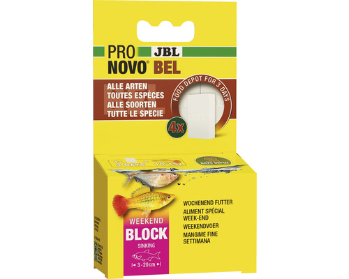 Wochenendfutter JBL PRONOVO BEL WEEKEND JBL Pro Novo Bel Wochenendfutter Block für Fische