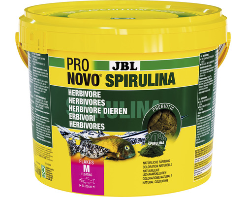 JBL Pro Novo Spirulina Fischfutter für Pflanzenfresser
