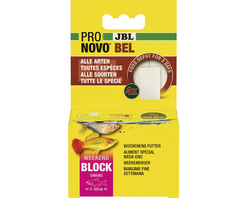 JBL Pro Novo Bel Wochenendfutter für Fische