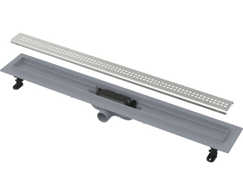 form&style Duschrinne RUPAT 650 x 62 mm Abflussleistung 28 l/min Rost edelstahl matt Duschrinne mit Abdeckung