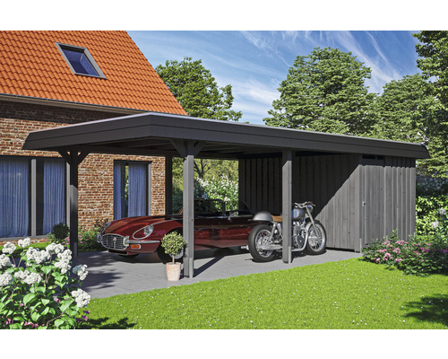 HORNBACH Einzelcarport HOLZ Abstellraum, Wendland SKAN | inkl.