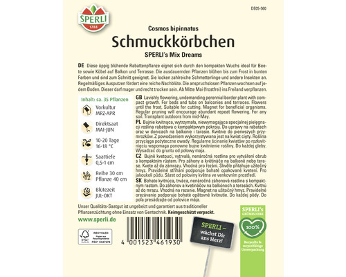 Samenpackung Schmuckkörbchen der Marke Sperli