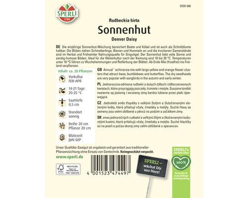 Samenpackung Sonnenhut Denver Daisy