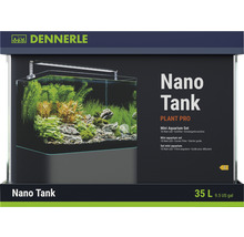Aquarium DENNERLE Nano Tank Plant Pro 35 L, LED Beleuchtung Chihiros A II 401 inkl. Innenfilter, Abdeckscheibe, Sicherheitsunterlage, Einsteigerbroschüre-thumb-0