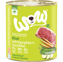 Hundefutter nass WOW ADULT Rind 800g-thumb-0