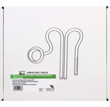Verpackung einer Glas R-Type Pipe Inflow+Wheel Pipe Outflow (12/16 mm) für Aquarien