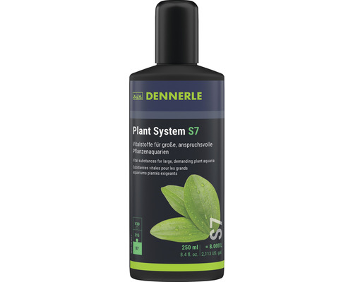 Aquariumpflanzendünger Dennerle Plant System S7, 250ml flüssig Dennerle Plant System S7 Pflanzendünger in Flasche