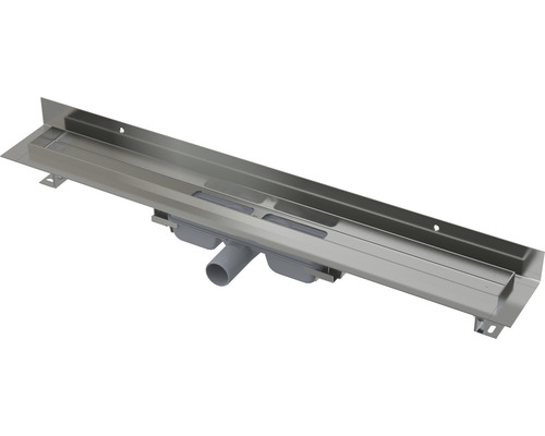 Jungborn Duschrinnenunterteil UNO 750 x 65 mm Wandeinbau Abflussleistung 35 l/min Edelstahl Duschrinne für den Boden