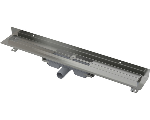 Jungborn Duschrinnenunterteil UNO 950 x 65 mm Wandeinbau Abflussleistung 35 l/min Edelstahl Duschrinne mit Ablauf