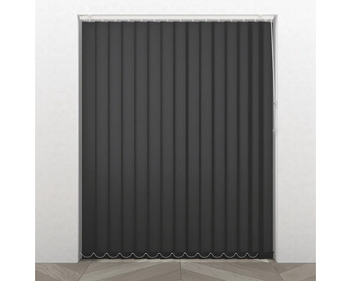Soluna Lamellen-Set Line schwarz 40x260 cm