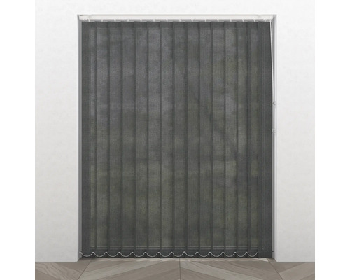 Soluna Lamellen-Set Brasil schwarz 40x260 cm