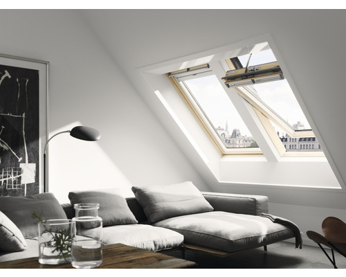VELUX Schwingfenster INTEGRA SOLAR GGL CK06 306630 ENERGIE PLUS 55x118 cm inkl. Motor, Regensensor und Funk-Wandschalter VELUX Schwingfenster INTEGRA SOLAR GGL CK06 306630 ENERGIE PLUS 55x118 cm inkl. Motor, Regensensor und Funk-Wandschalter