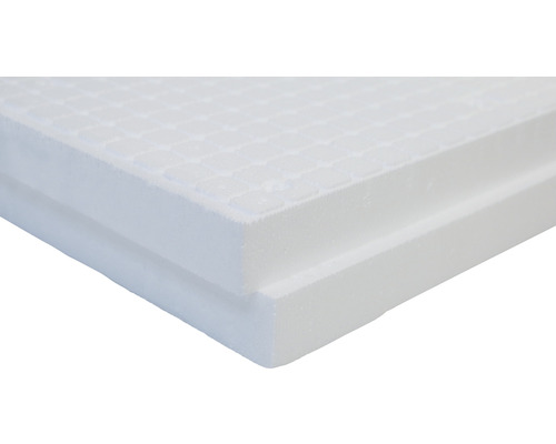 BACHL Styropor Perimeterdämmplatte EPS PW/PB Bianco Plus mit Stufenfalz WLS 034 1265 x 615 x 100 mm Pack = 3,11 m²