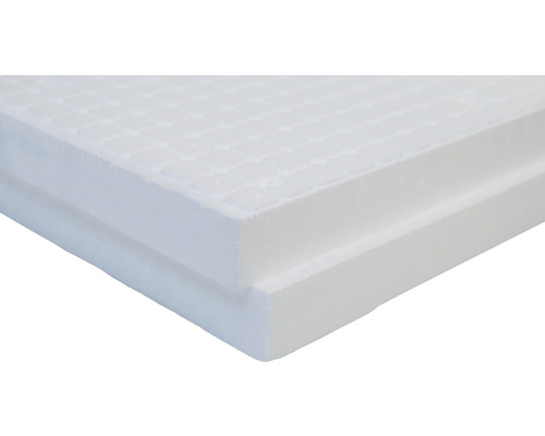 BACHL Styropor Perimeterdämmplatte EPS PW/PB Bianco Plus mit Stufenfalz WLS 034 1265 x 615 x 160 mm Pack = 1,56 m²