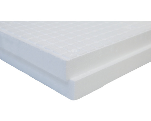 BACHL Styropor Perimeterdämmplatte EPS PW/PB Bianco Plus mit Stufenfalz WLS 034 1265 x 615 x 180 mm Pack = 1,56 m²