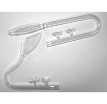 Aquarium Glaswaren Set mit Saugern