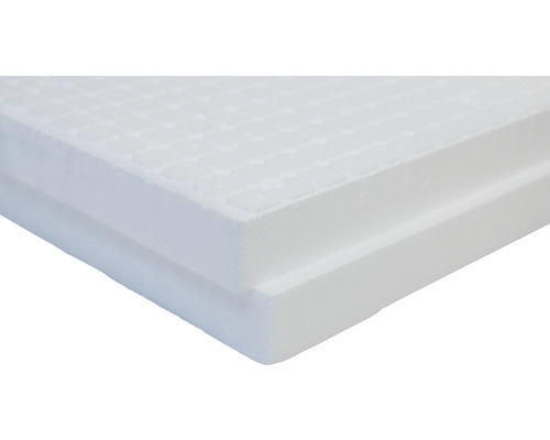 BACHL Styropor Perimeterdämmplatte EPS PW/PB Bianco Plus mit Stufenfalz WLS 034 1265 x 615 x 260 mm Pack = 0,78 m²