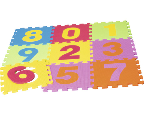 Zahlen Puzzle-Matte 30x30 cm 10er-Set