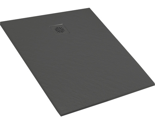 Rechteckige Duschwanne mit Ablauf