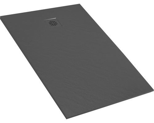 Rechteckige Duschwanne mit Ablauf