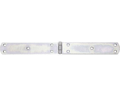 Französisches Kistenband 400x40 mm galv. verzinkt, dickschichtpassiviert 1 Stück Bänder mit Laschen und Schraublöchern