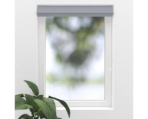 Fenster mit Stoffrollos