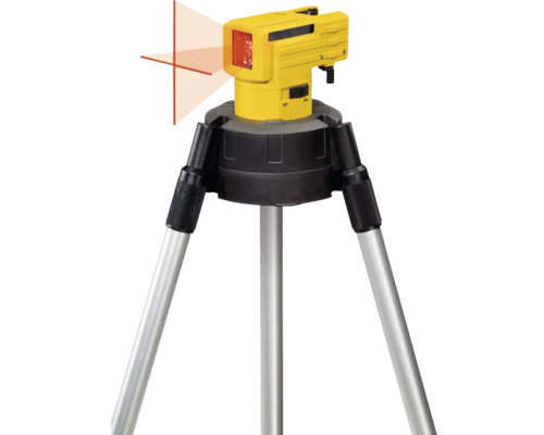 Kreuzlinienlaser auf Stativ zur präzisen Ausrichtung