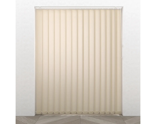 Soluna Lamellen-Set Plain grau 40x260 cm