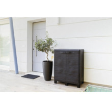 Gartenschrank, Geräteschrank Woody klein 78 x 46 x 101 cm anthrazit