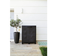 Gartenschrank, Geräteschrank Woody klein 78 x 46 x 101 cm anthrazit