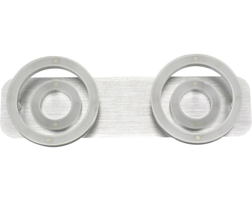 Doppelter Handtuchhalter mit ringförmigen Haltearmen