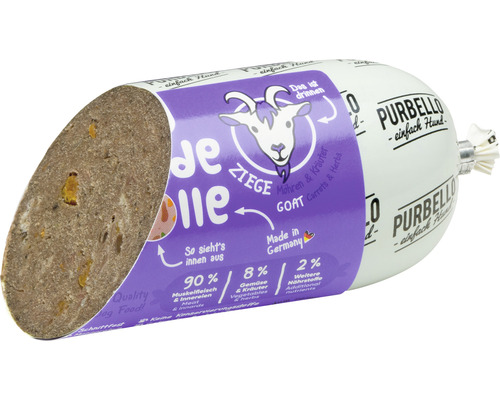 PurBello Hunderolle mit Ziege, Karotten und Kräutern