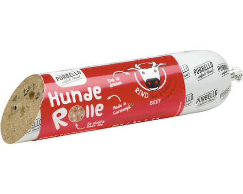 PurBello Hunderolle mit Rind, verpackt
