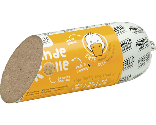 PurBello Hunderolle mit Ente, Kartoffeln und Kräutern
