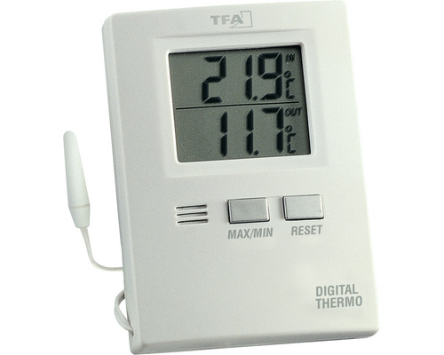 TFA MOXX Innen- Außenthermometer mit Fühler - Der Batterieladen