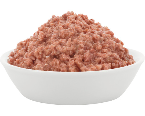 Hundefutter in einer weißen Schüssel