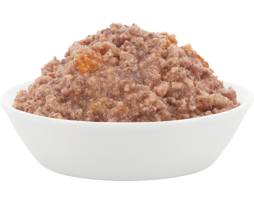 Hundenassfutter in einer Schale