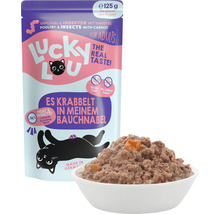 Lucky Lou Katzenfutter Geflügel und Insekten mit Karotte