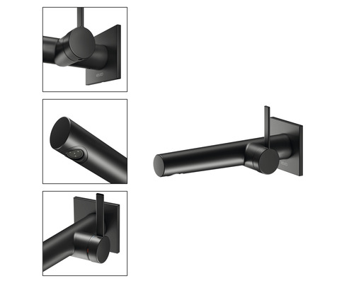 Wandarmatur für das Badezimmer mit Bedienhebel