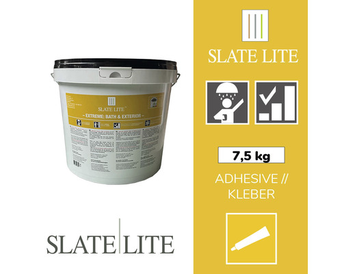 Slate-Lite einkomponentiger Klebstoff Extreme Bath 7,5 kg Eimer