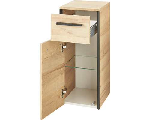 Badschrank mit Schublade und Tür