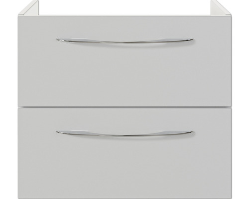 Waschbeckenunterschrank mit zwei Schubladen und Griffen