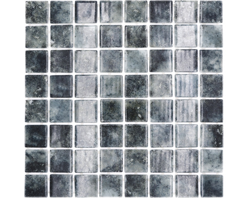 Glasmosaik VP56383PUR Quadrat ECO JUNGLE 38 PUR 31,6x31,6cm Mosaikfliesen aus Glas