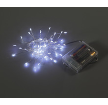 Batteriebetriebene Lichterkette mit hellem Licht