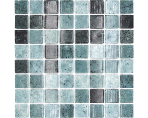 Glasmosaik VP56388PUR Quadrat ECO BALI 38 PUR 31,6x31,6cm Mosaikfliese mit quadratischen Elementen