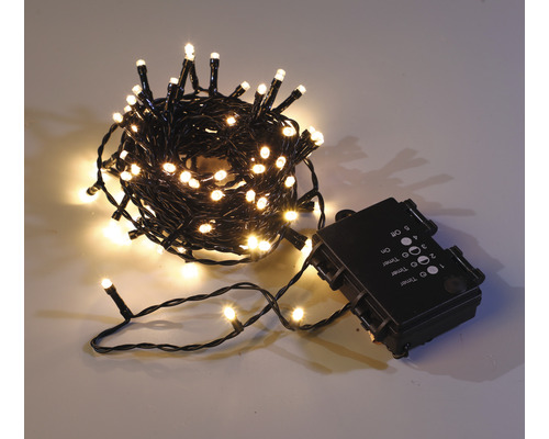 LED Lichterkette Lafiora 9,5 m + 10 m Zuleitung 96 LEDs Lichtfarbe warmweiß inkl. Timer und Dimmer LED Lichterkette Lafiora 9,5 m + 10 m Zuleitung 96 LEDs Lichtfarbe warmweiß inkl. Timer und Dimmer