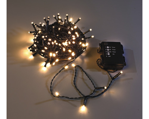 batteriebetriebene Lichterkette Lafiora 19,10 m + 0,5 m Zuleitung 192 LEDs Lichtfarbe warmweiß inkl. Timerfunktion, Dimmbar batteriebetriebene Lichterkette Lafiora 19,10 m + 0,5 m Zuleitung 192 LEDs Lichtfarbe warmweiß inkl. Timerfunktion, Dimmbar